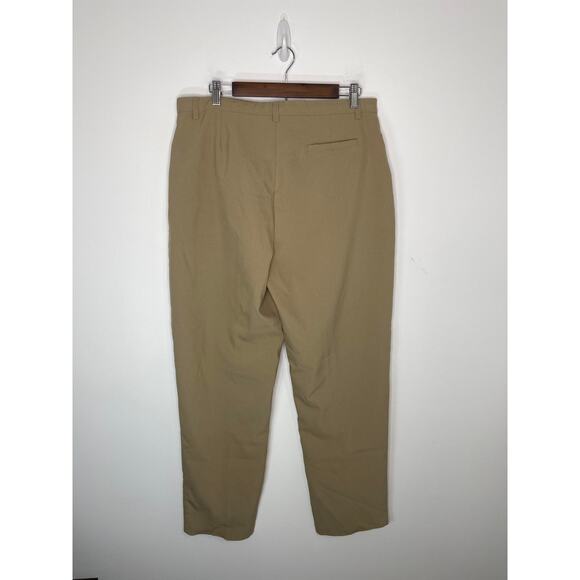 Harve Bernard women's 16 slacks trousers dress pants khaki camel light weight - Picture 5 of 12